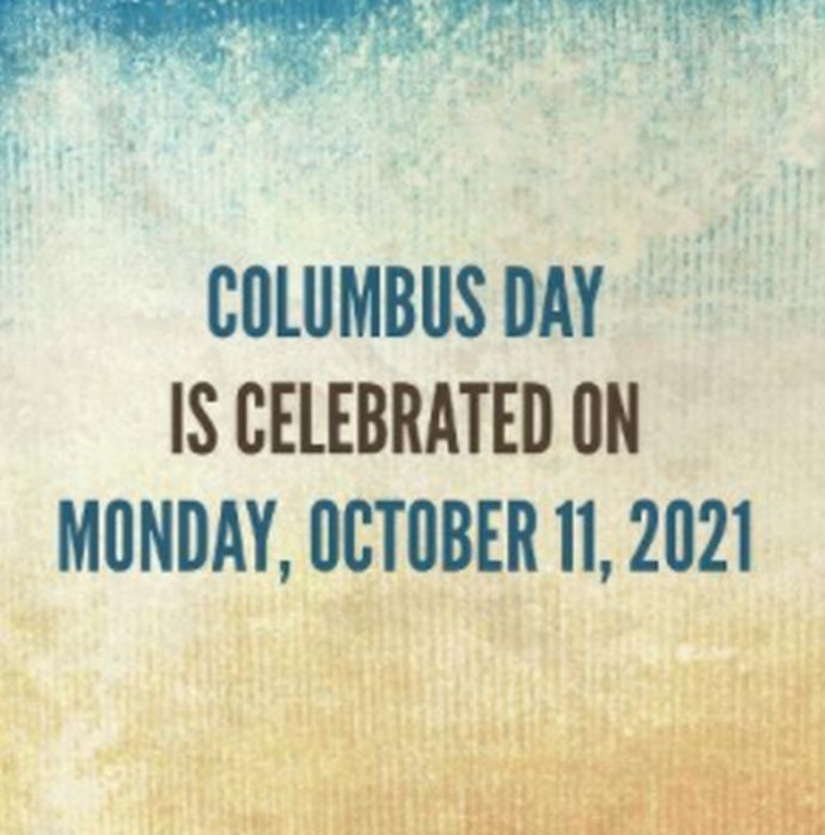 Colombus Day facts