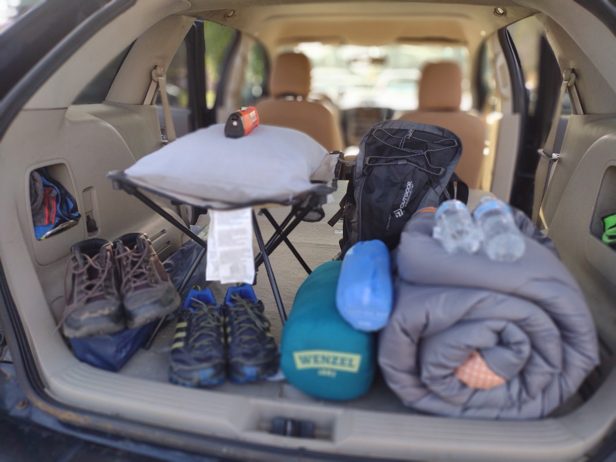 Budget car camping gear