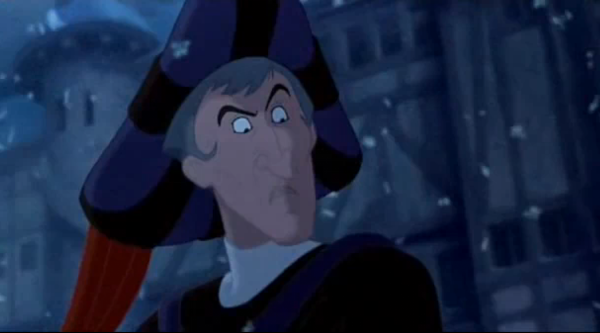 Disney's Judge Claude Frollo voiced by Tony Jay