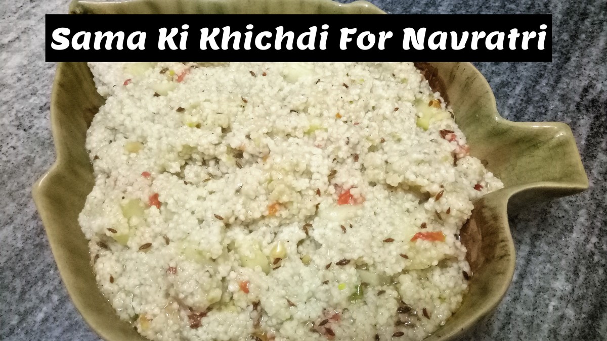Sama Rice (Barnyard Millet) Khichdi: Navratri Festival Recipe