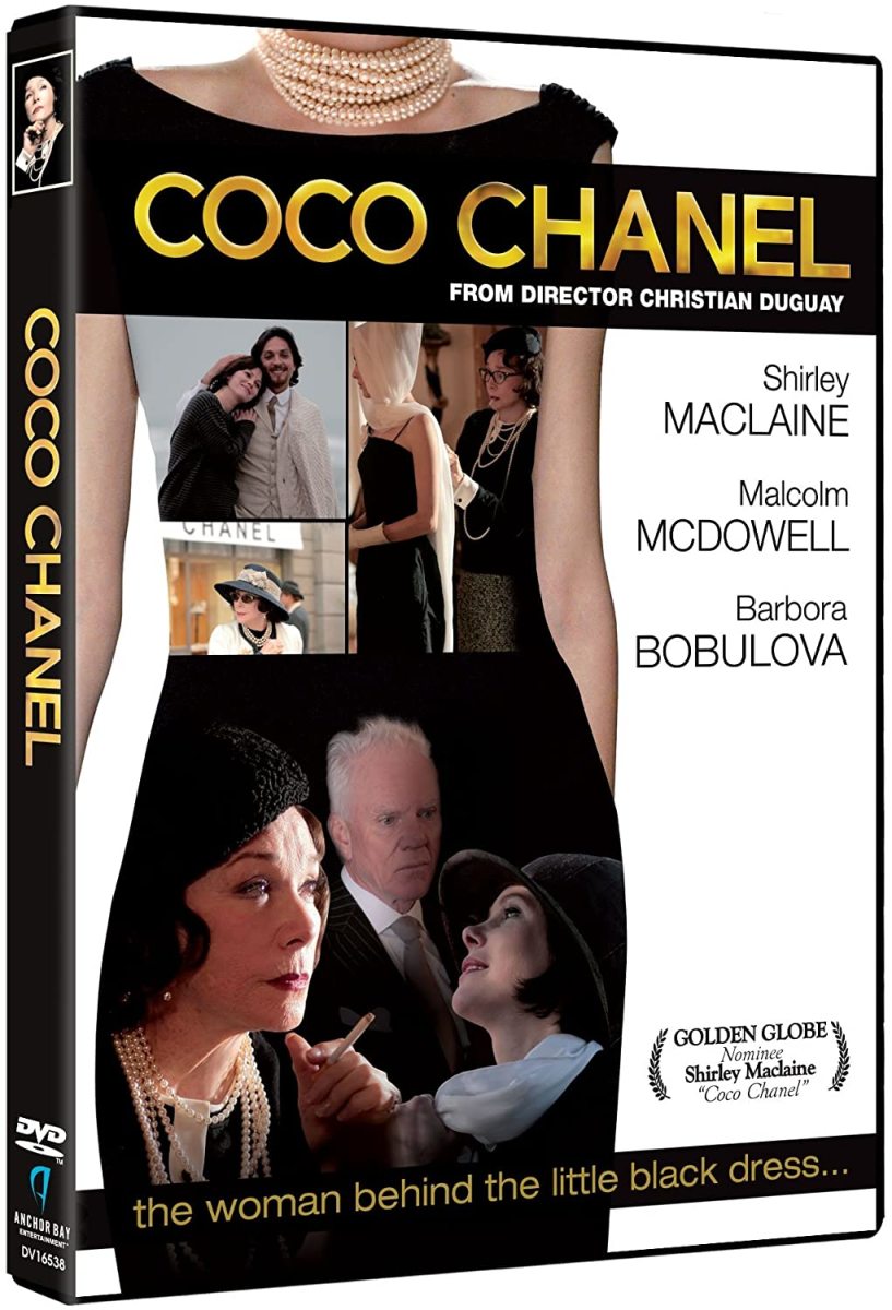 Coco Chanel movie stars Shirley MacLaine.