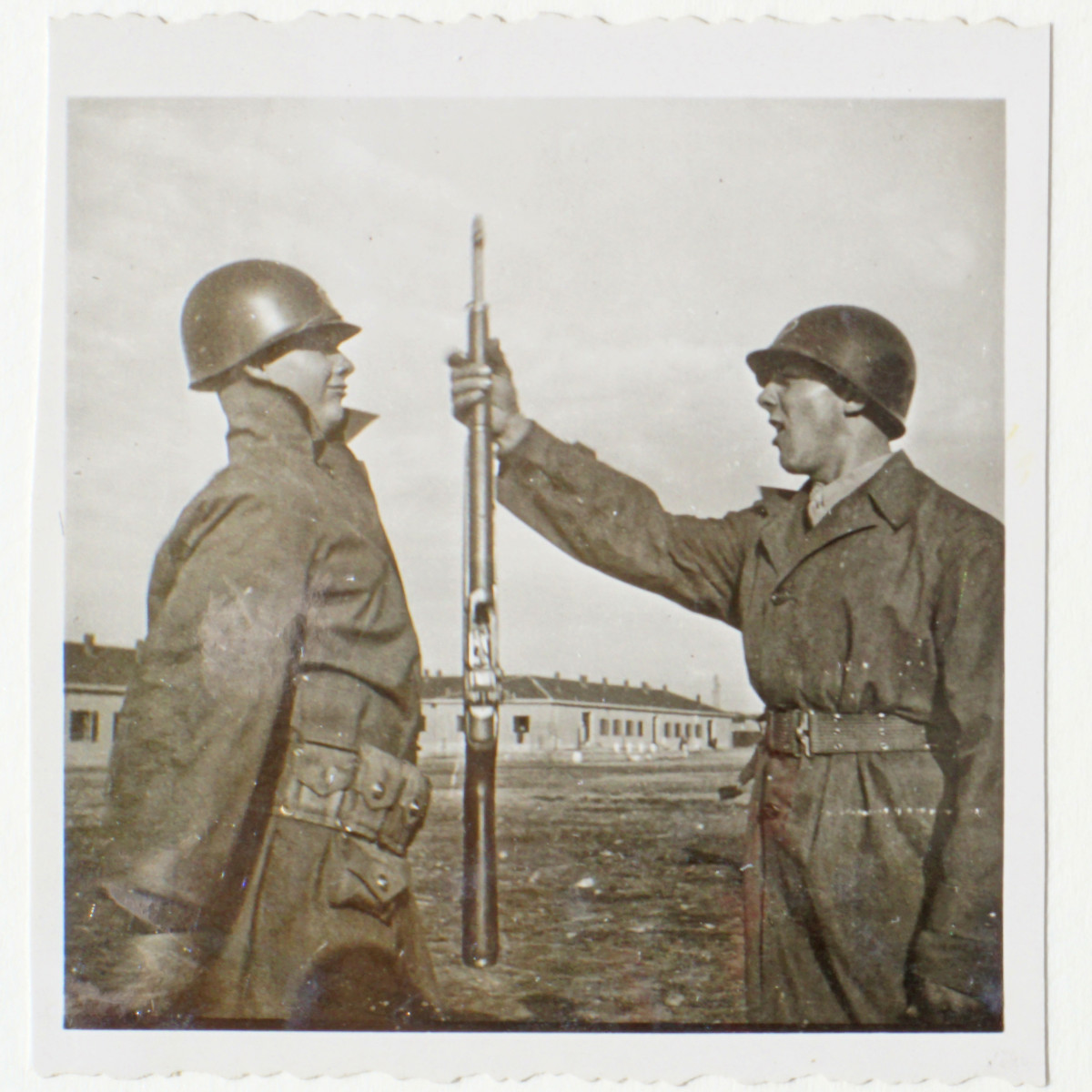 My dad on the right with army buddy Wilbur during 1947-50 Trieste, Italy post WWII TRUST