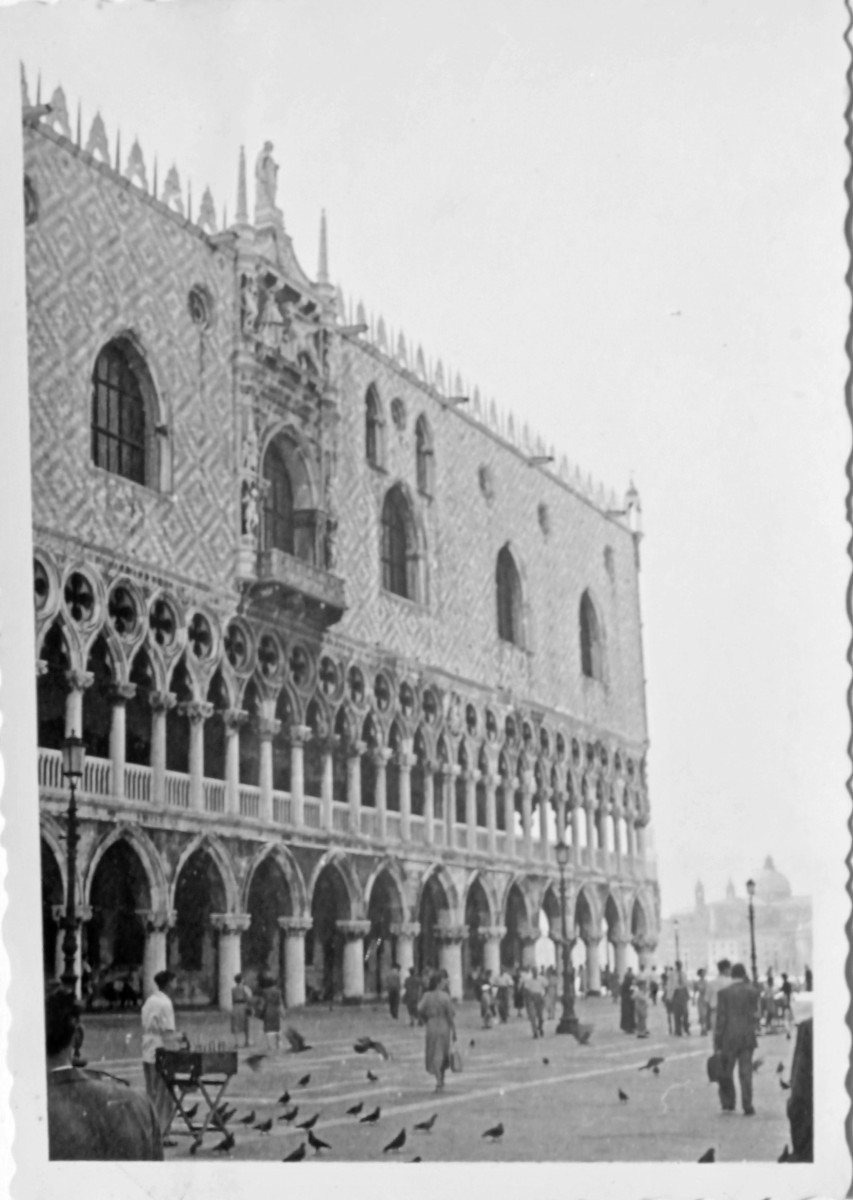 Venice, Italy, Piazza San Marco (St. Marks Square) Post WWII 1947-50 Occupation