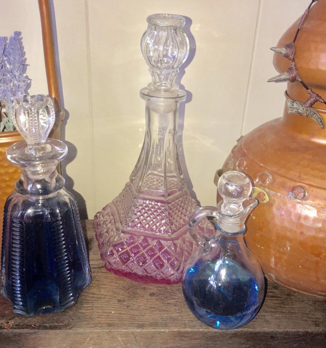 Wine carafes or decanters now have a secondary use in potion bottles, alchemy labs are becoming trendy home decor.