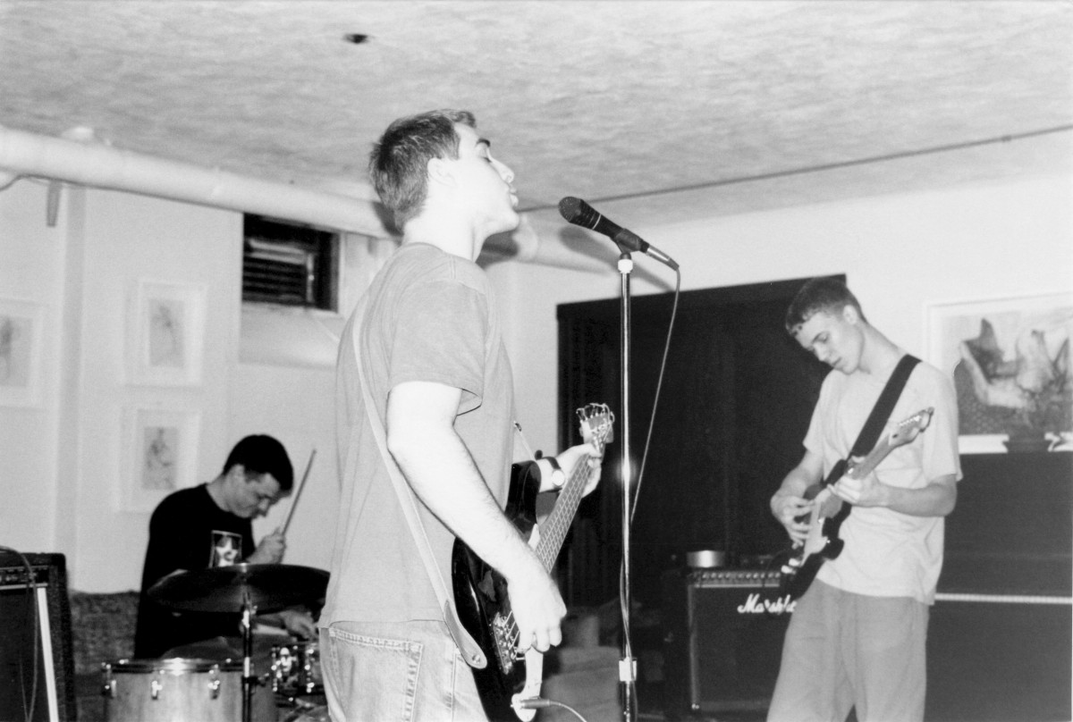 An image of the popular emo band American Football in 1998.