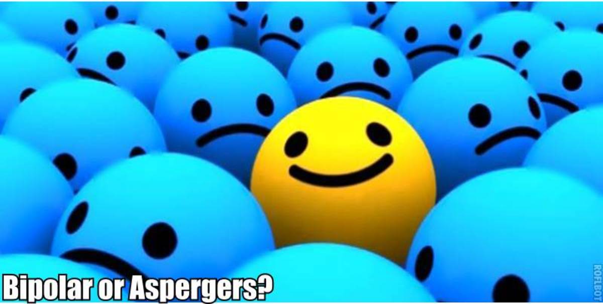 How can we tell the difference between bipolar and aspergers?