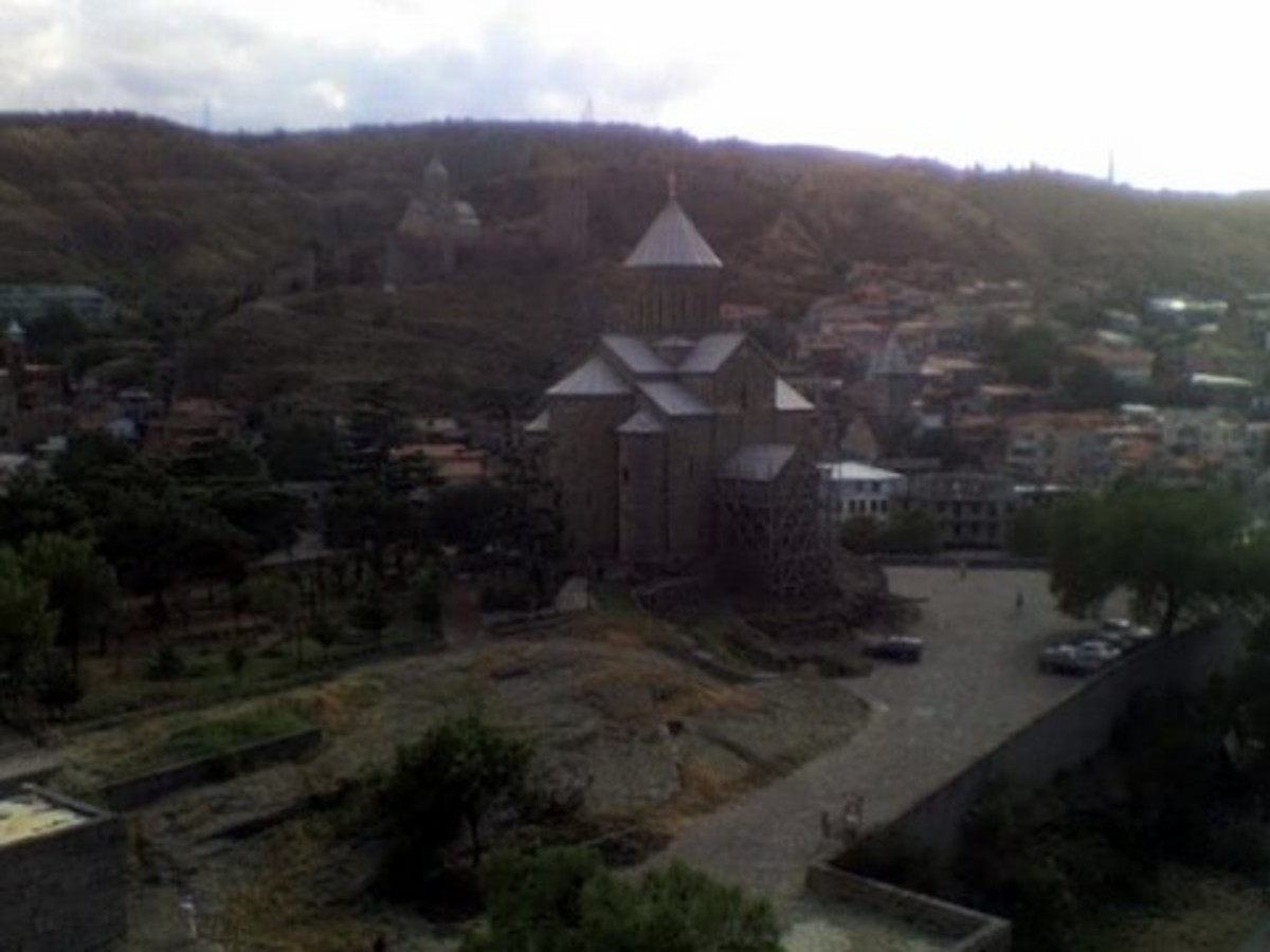 view from tbilisi kopala