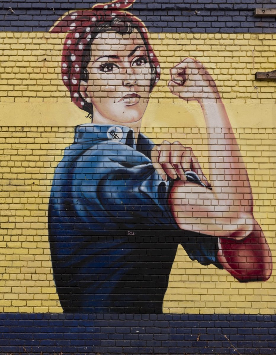 Rosie the Riveter was an inspiration to women everywhere during World War II. 