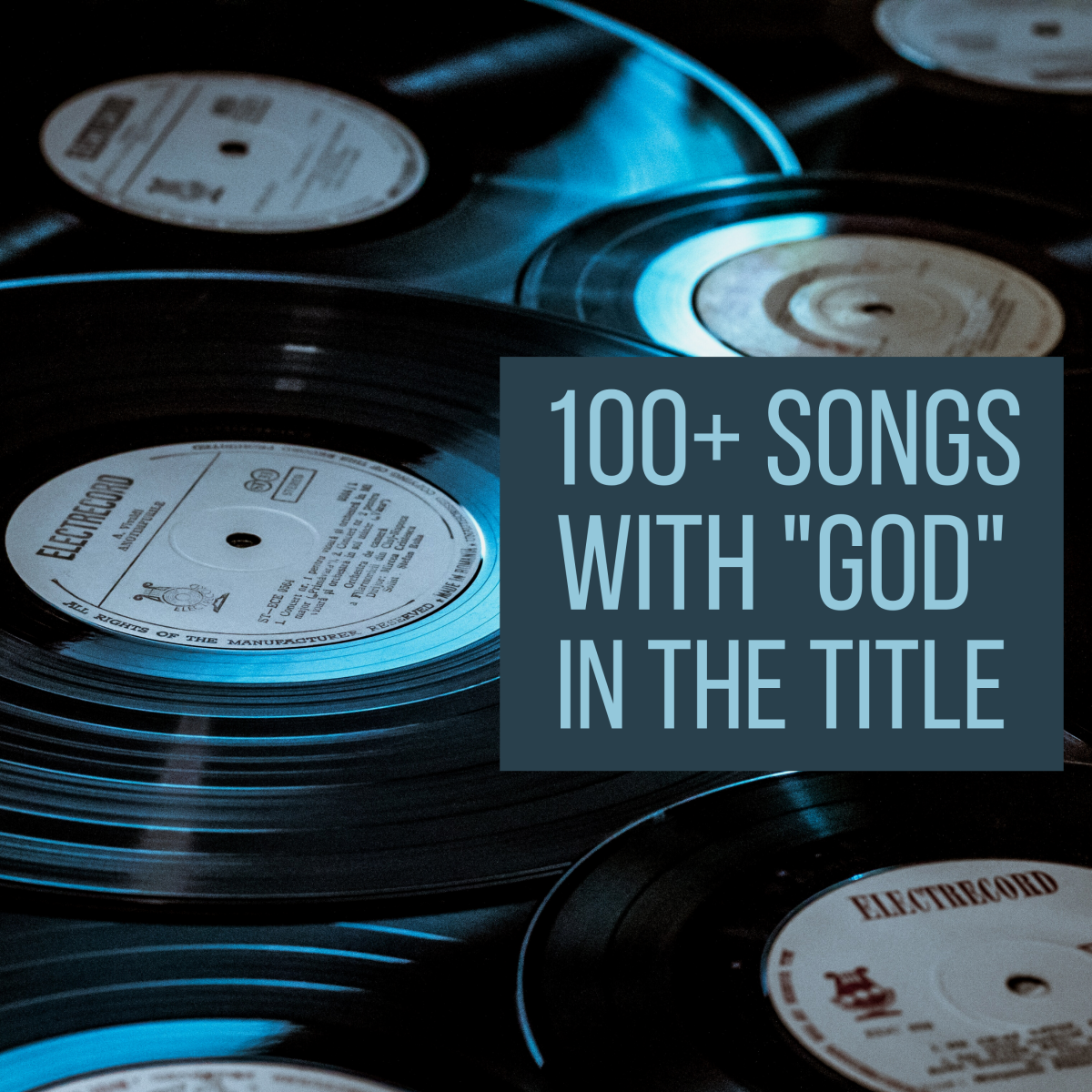100+ songs with the word "God" in the title.