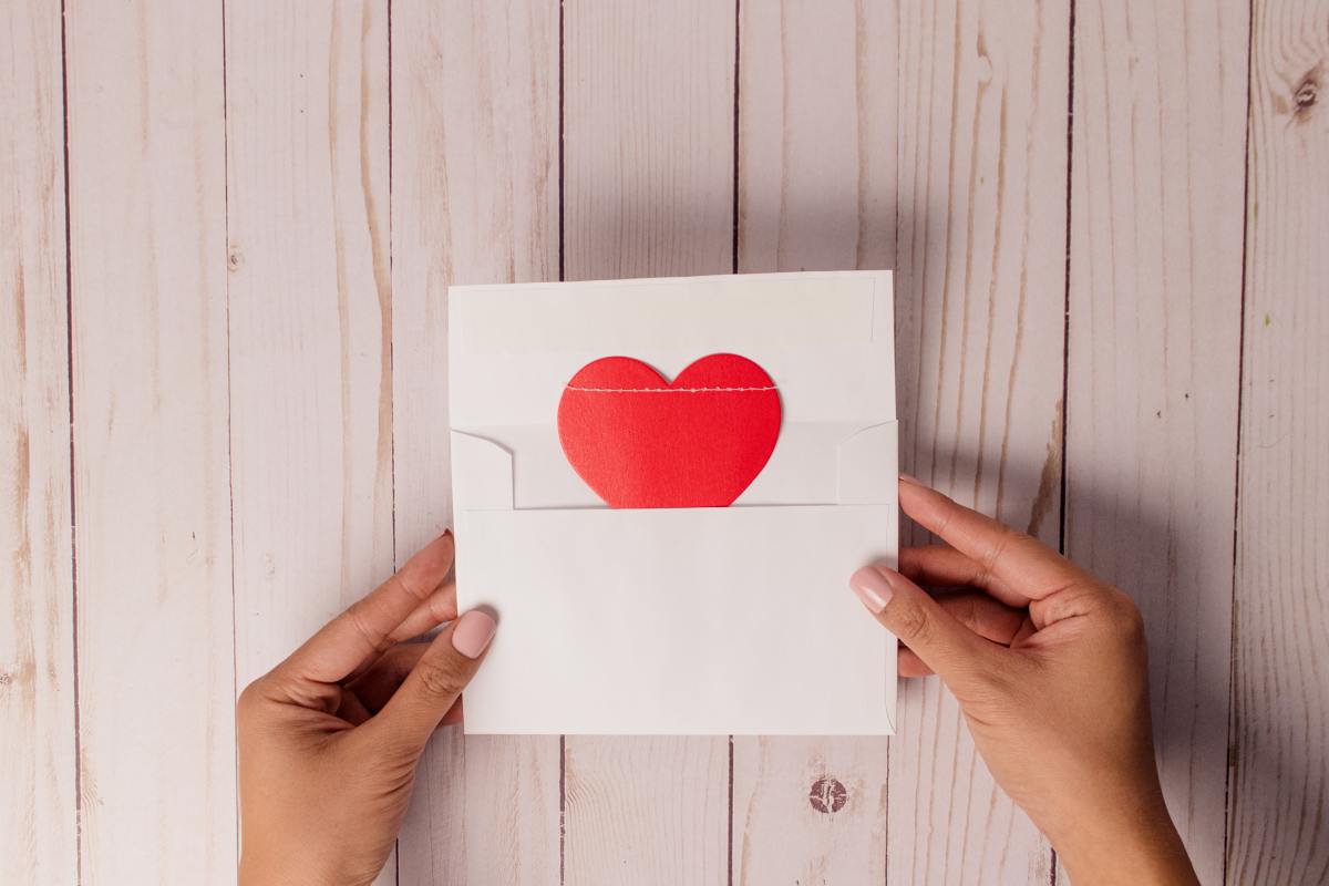 Filling a card with love isn't too hard!