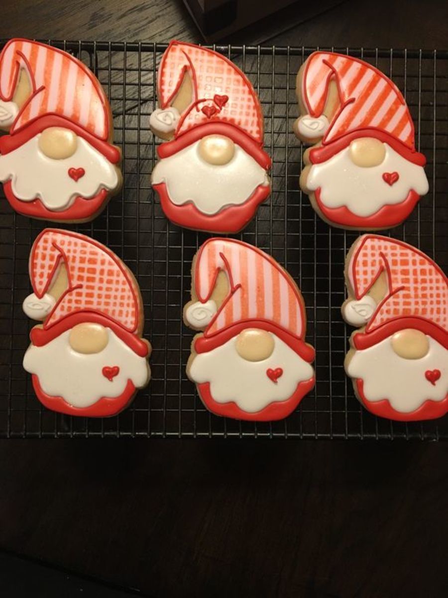 Adorable gnome cookies