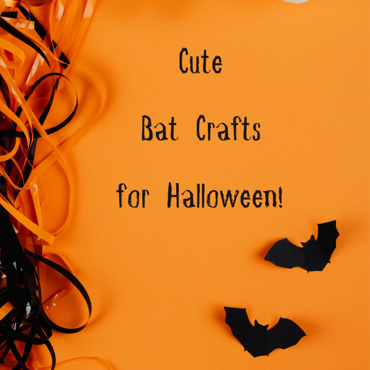 Get ready for Halloween with some adorable bat crafts!