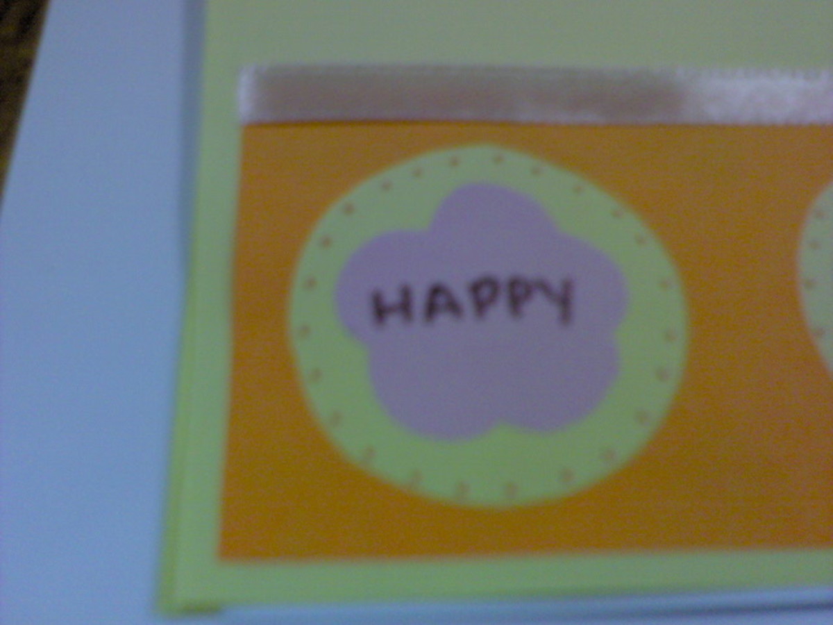 Write "HAPPY"