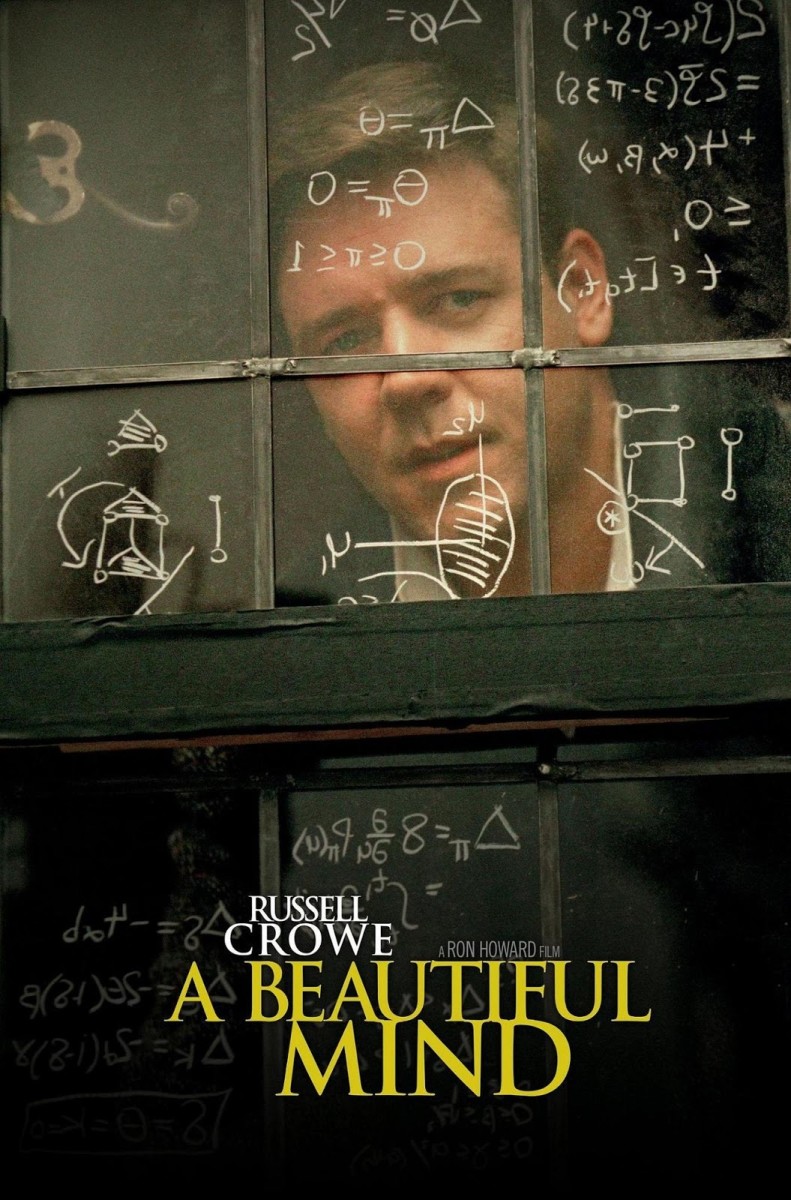 Advertisement for the movie A Beautiful Mind.