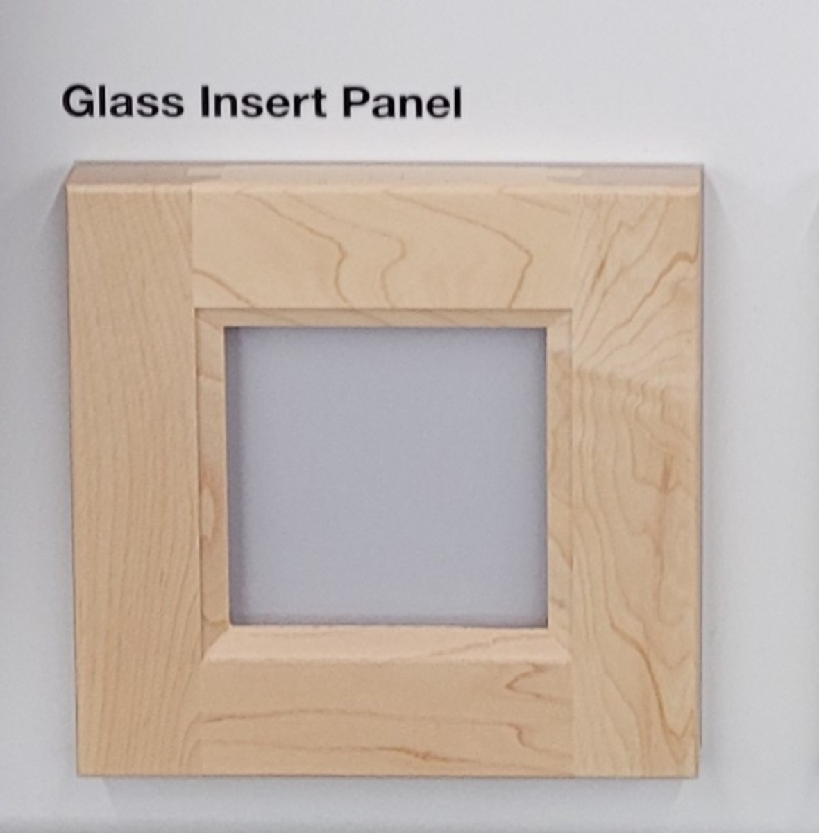 Glass Recessed Panel