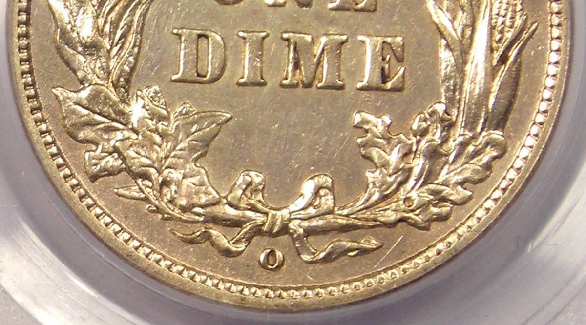 The 1905-O Micro O mint mark Barber dime.