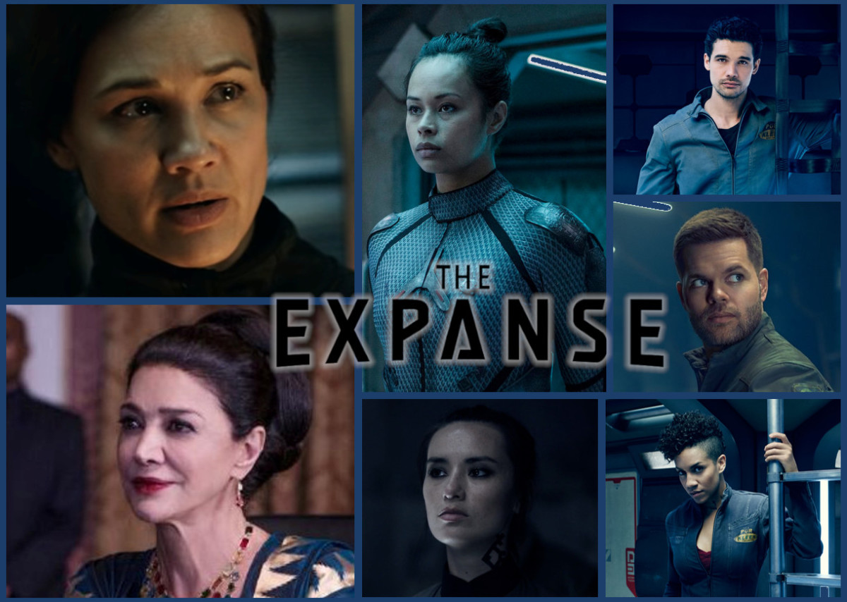 The main cast of season 6 of The Expanse