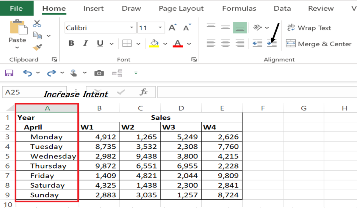 how-to-use-alignment-under-home-tab-in-microsoft-excel