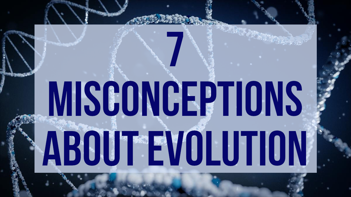 For seven common misconceptions about evolution and natural selection, please read on...