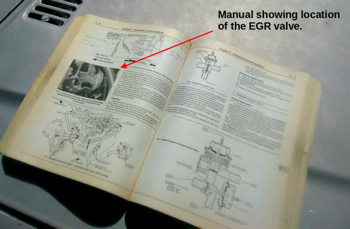 An auto repair manual can also help you locate the EGR valve in your vehicle.