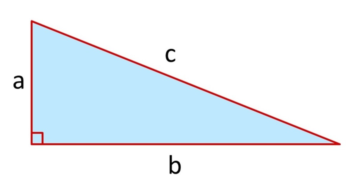 A right-angled triangle