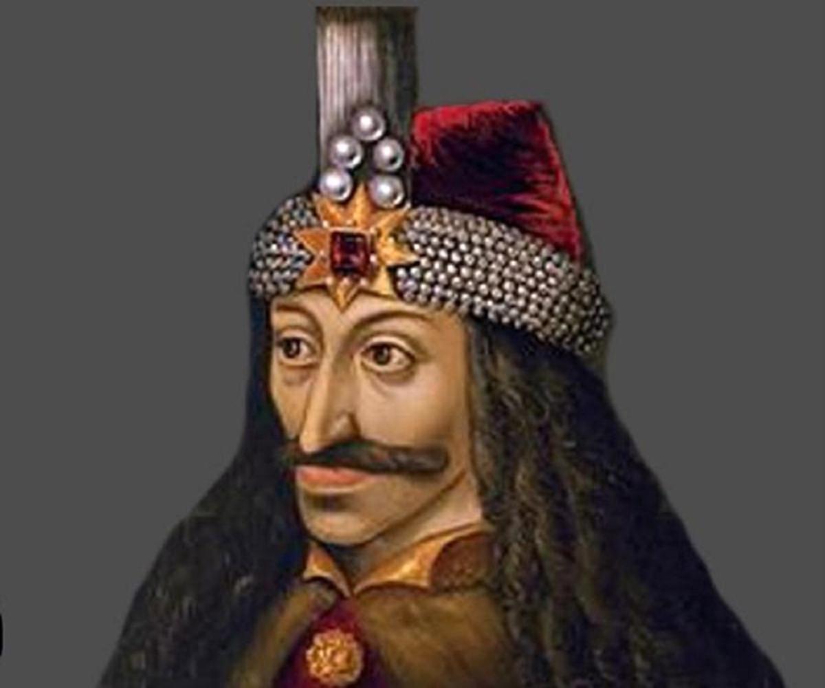Ambras Castle portrait of Vlad III (c. 1560), reputedly a copy of an original made during his lifetime