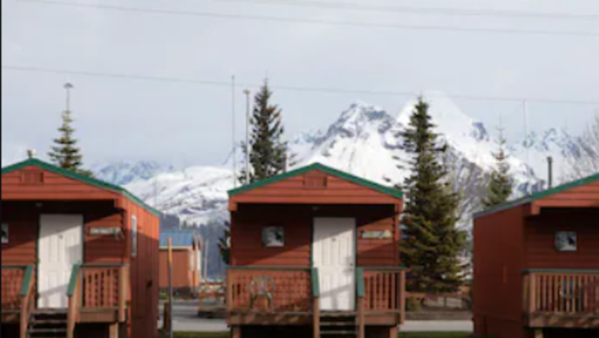 Cabins at the Totem Hotel in Valdez, AK