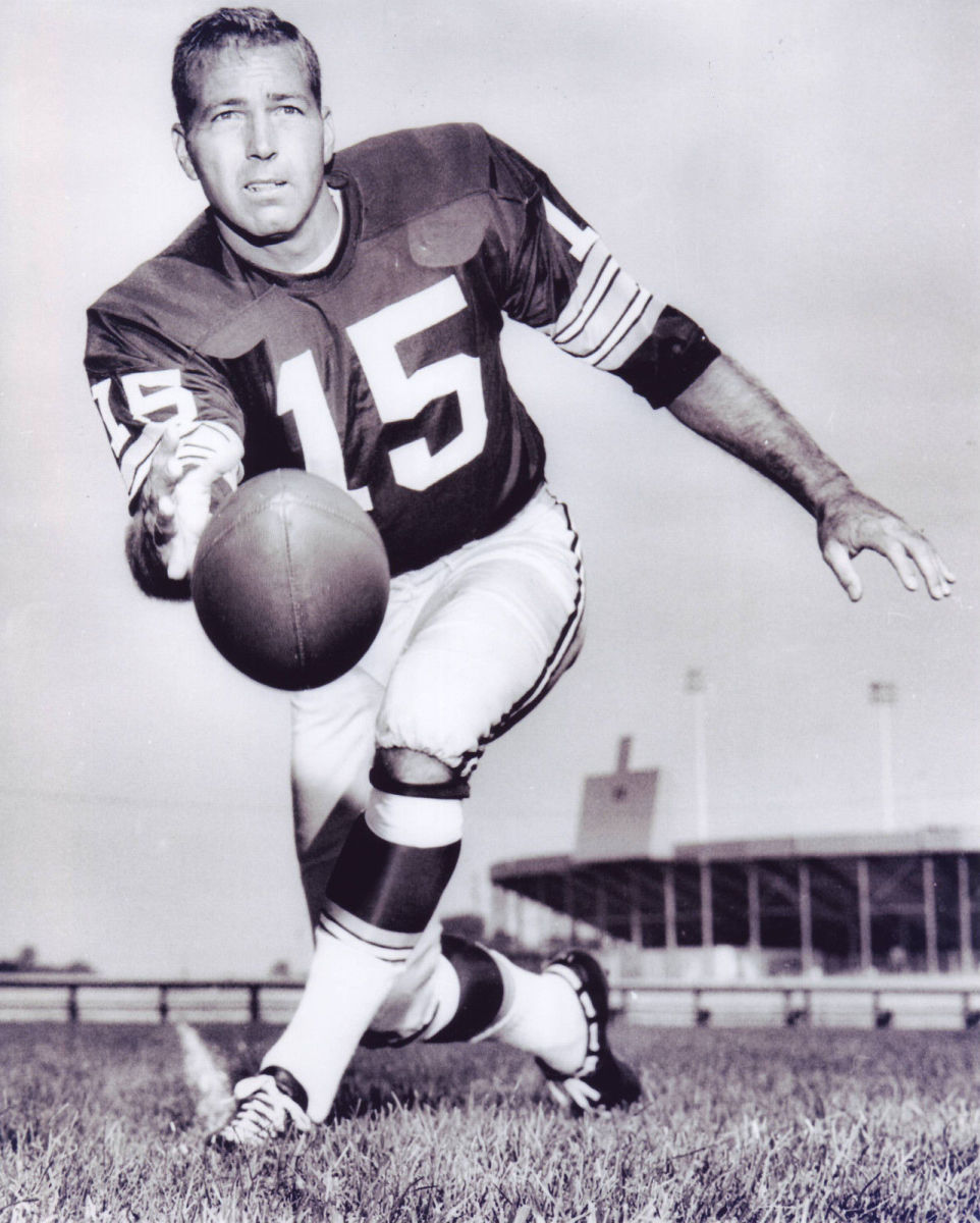 Bart Starr won the Super Bowl twice while quarterbacking the Green Bay Packers.