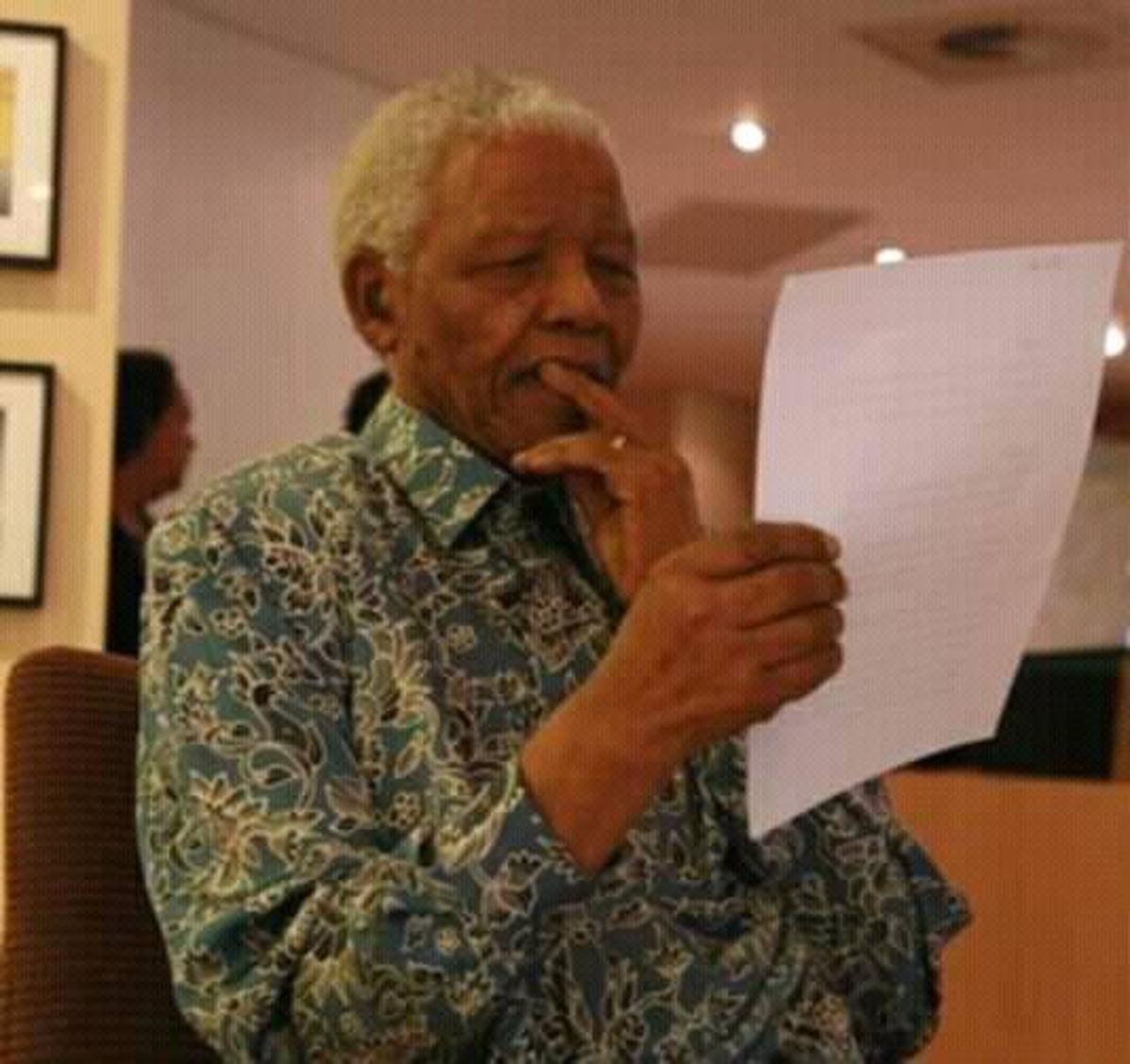 The Late SA President Nelson Mandela
