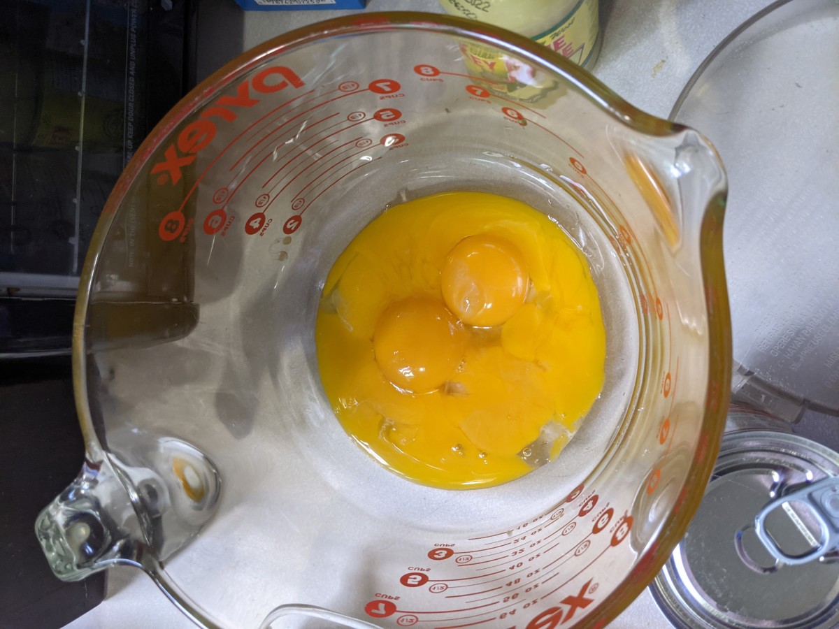 egg yolks only