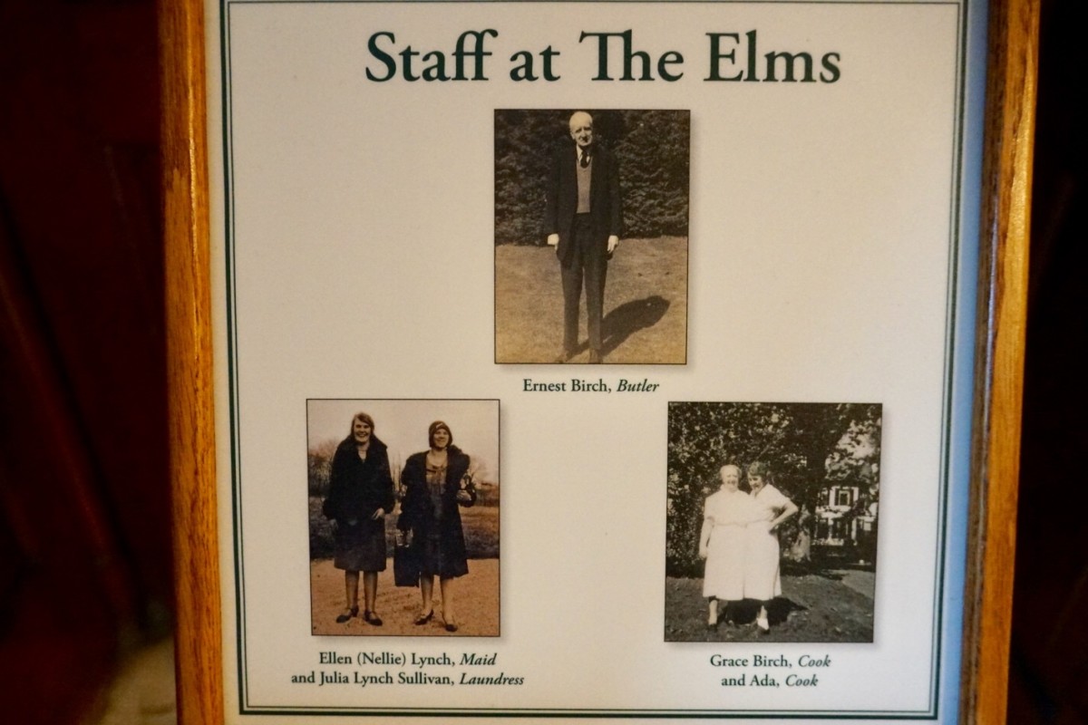 The Elms Staff—it took a great staff to keep these mansions running efficiently