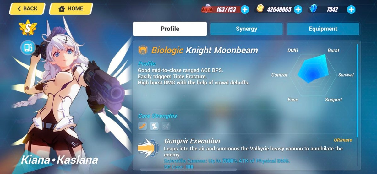 Knight Moonbeam Valkyrie Profile