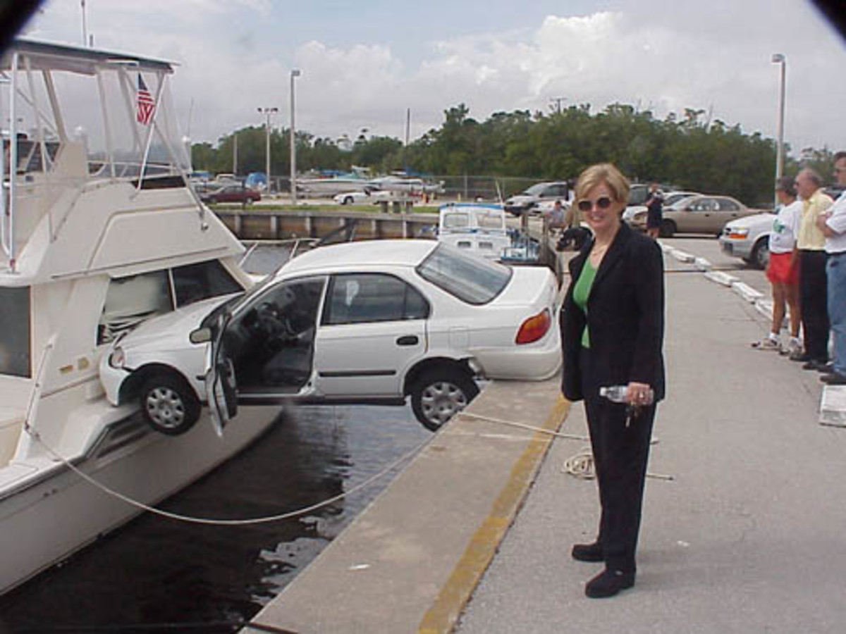 "I couldn't find a close enough spot to Park next to my Boat!" 