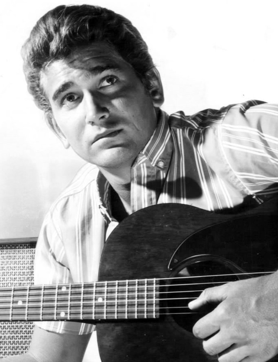 Publicity photo of Michael Landon as a guest star on the television program "Hullabaloo"