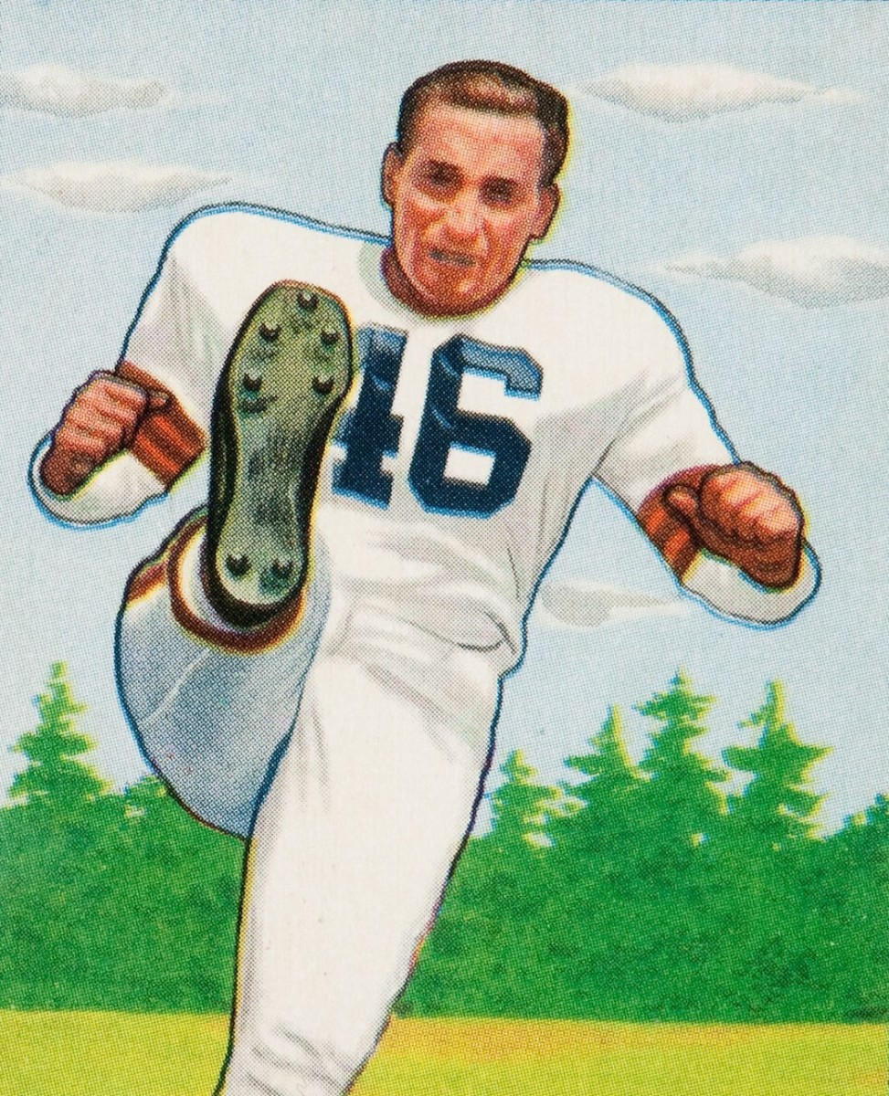 Lou Groza was a standout kicker and offensive lineman for the Browns during their first string of NFL championships.