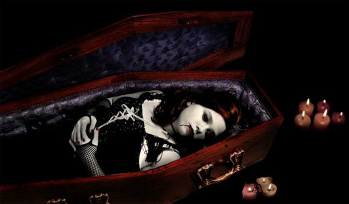 "The panic subsided and her mind became clear. She came to realize she was in a coffin."