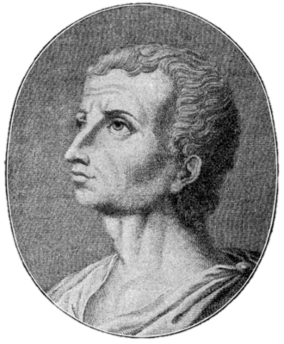 An image of the Roman historian Livy, whose History of Rome is an important source text.