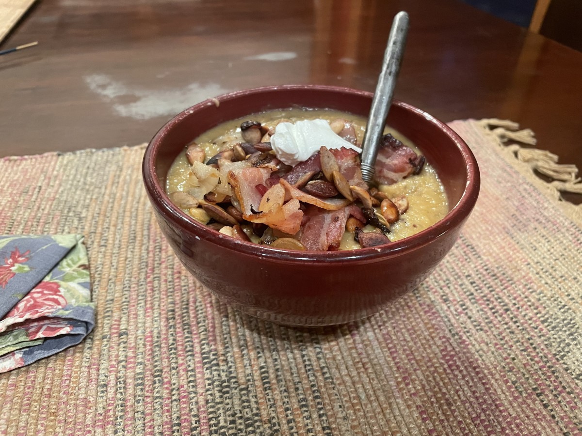 creamy-savory-pumpkin-bacon-and-red-bean-paste-soup-recipe