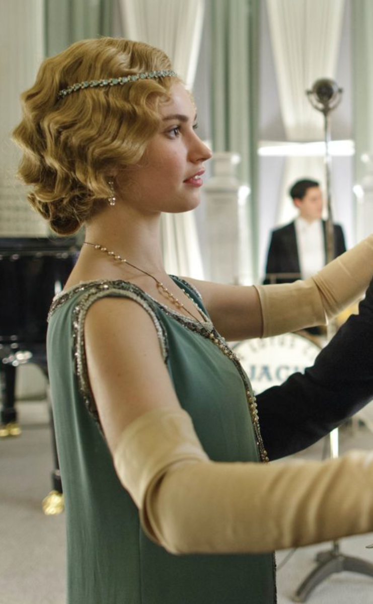 Lily James as Lady Rose MacClare, Downton Abbey Season 4