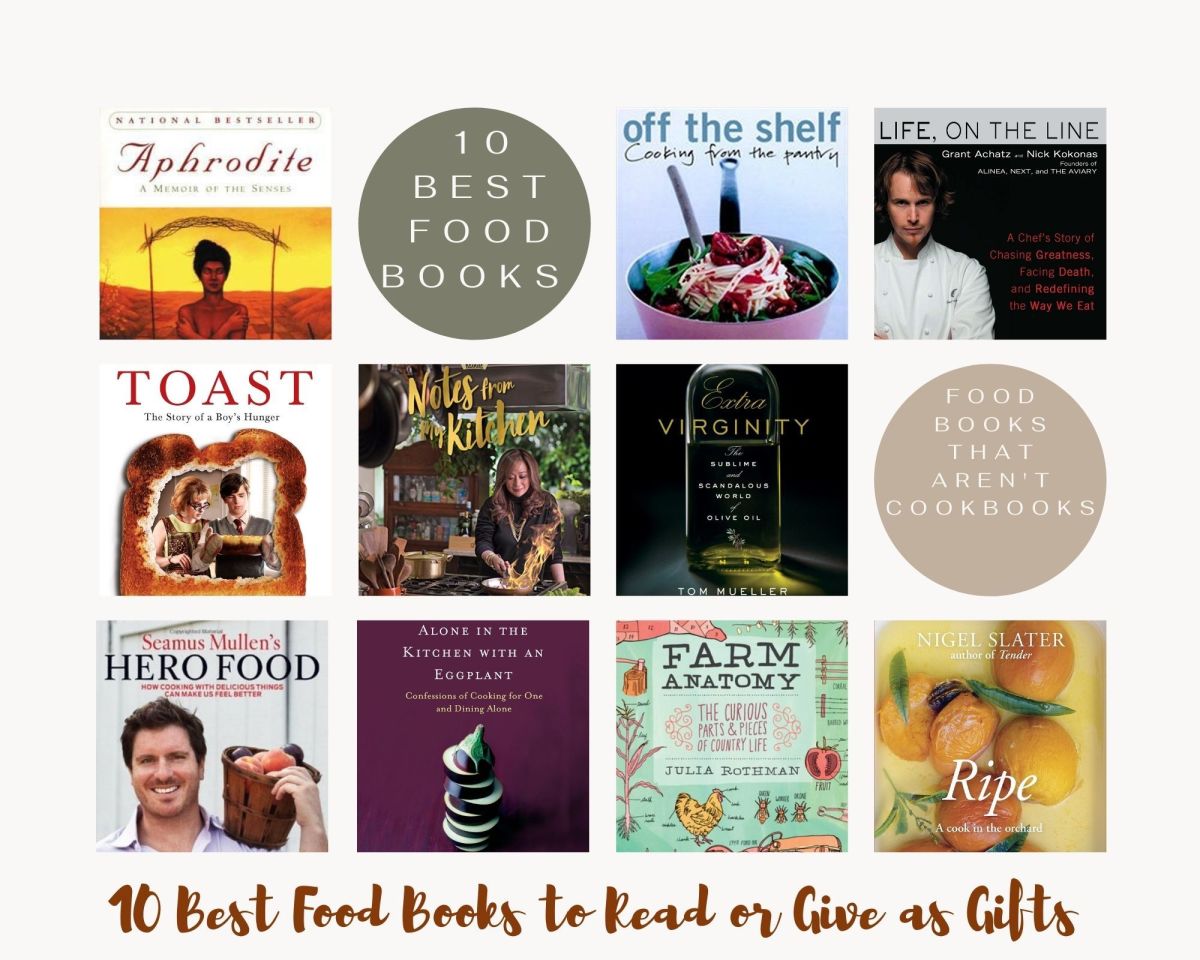 Love food, but don't always want to read a cookbook? One of these books will be perfect for you.