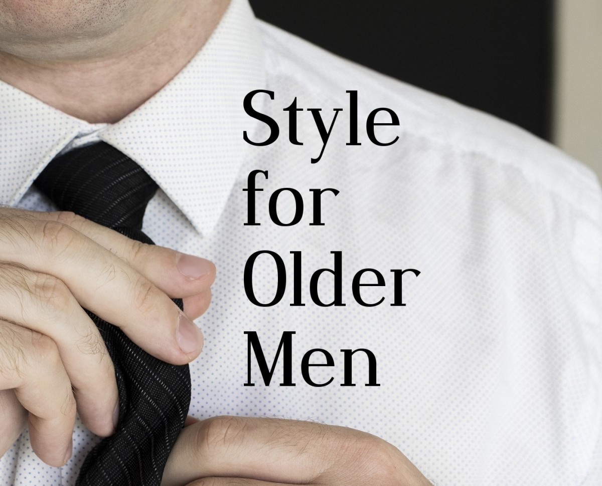 Sharp, clean style for older men
