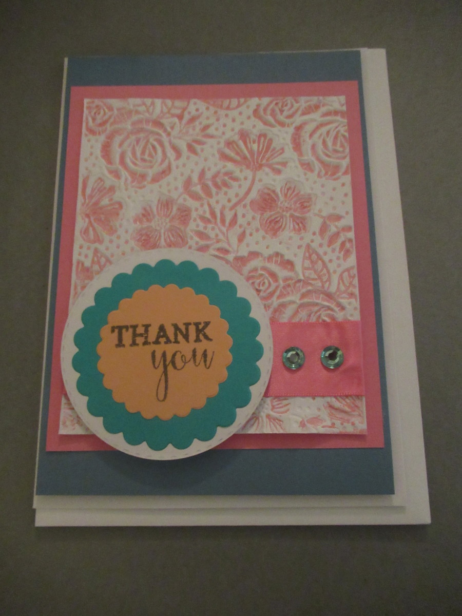 Inks With Embossing Folders-Tips And Ideas
