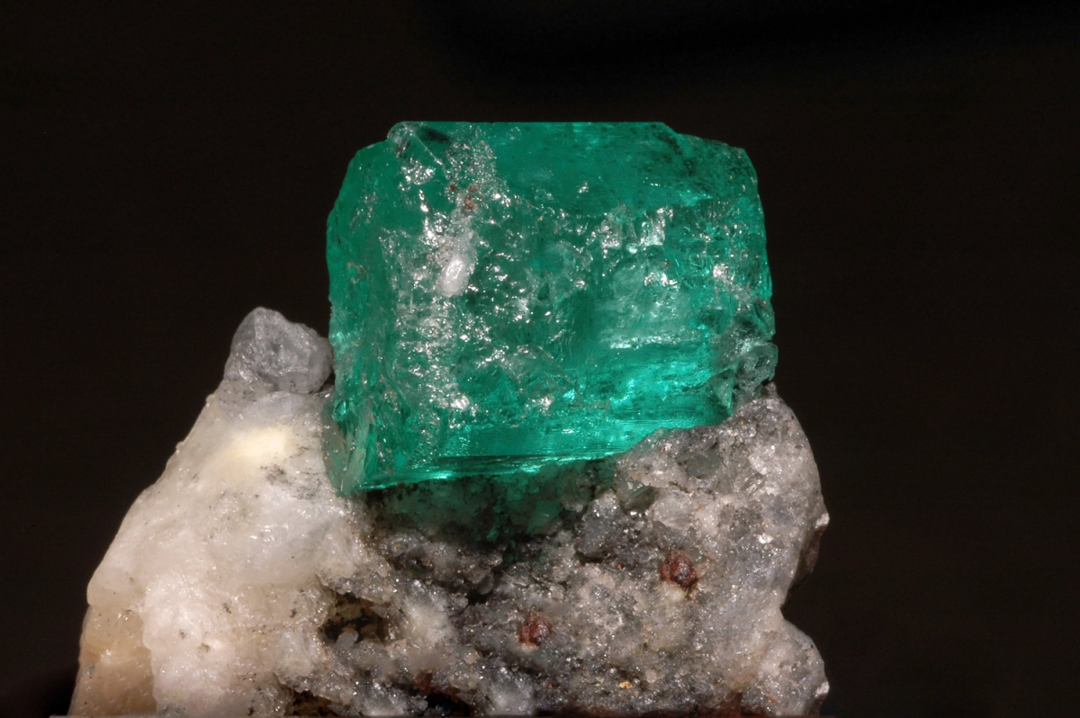 Emerald is a green variety of the mineral beryl. 