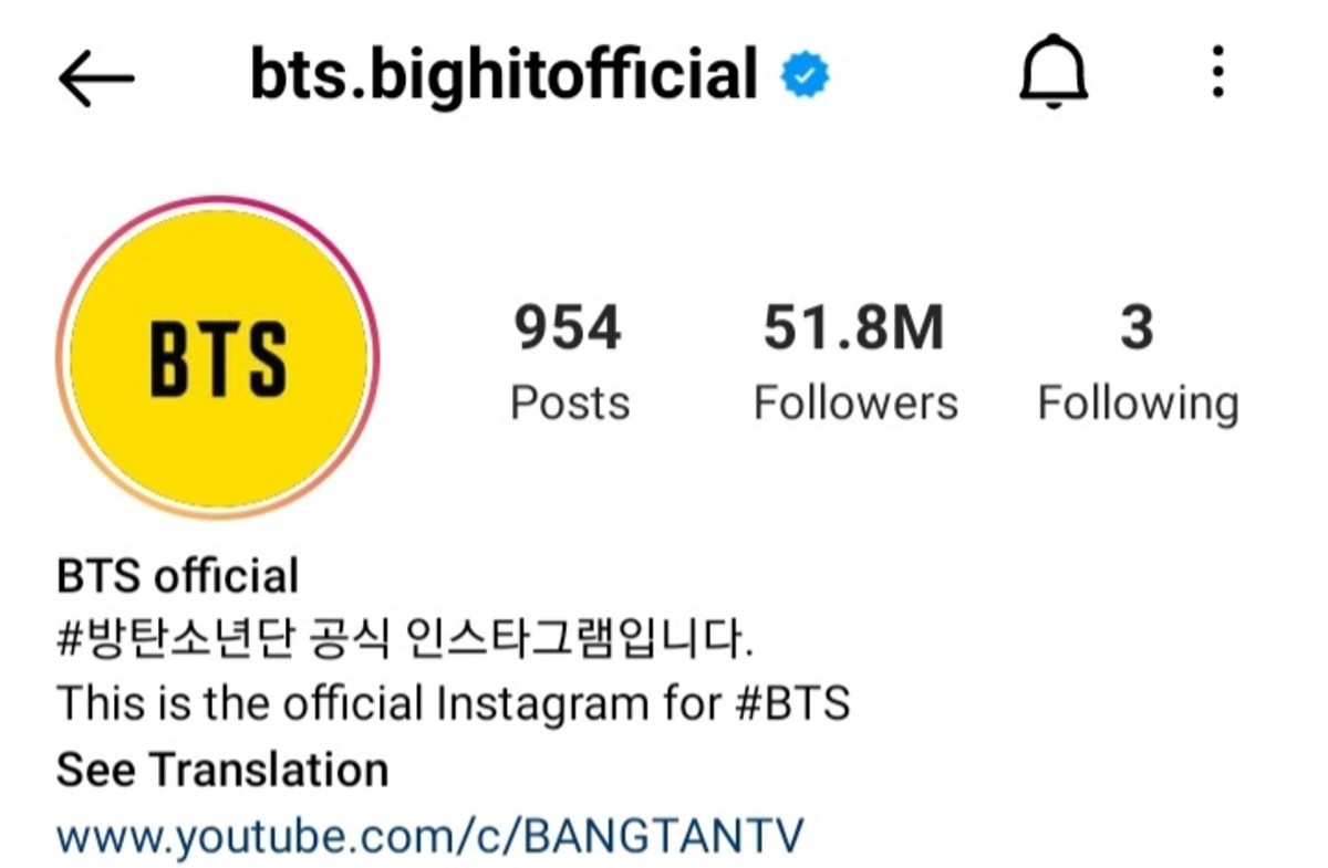 BTS Official Instagram 