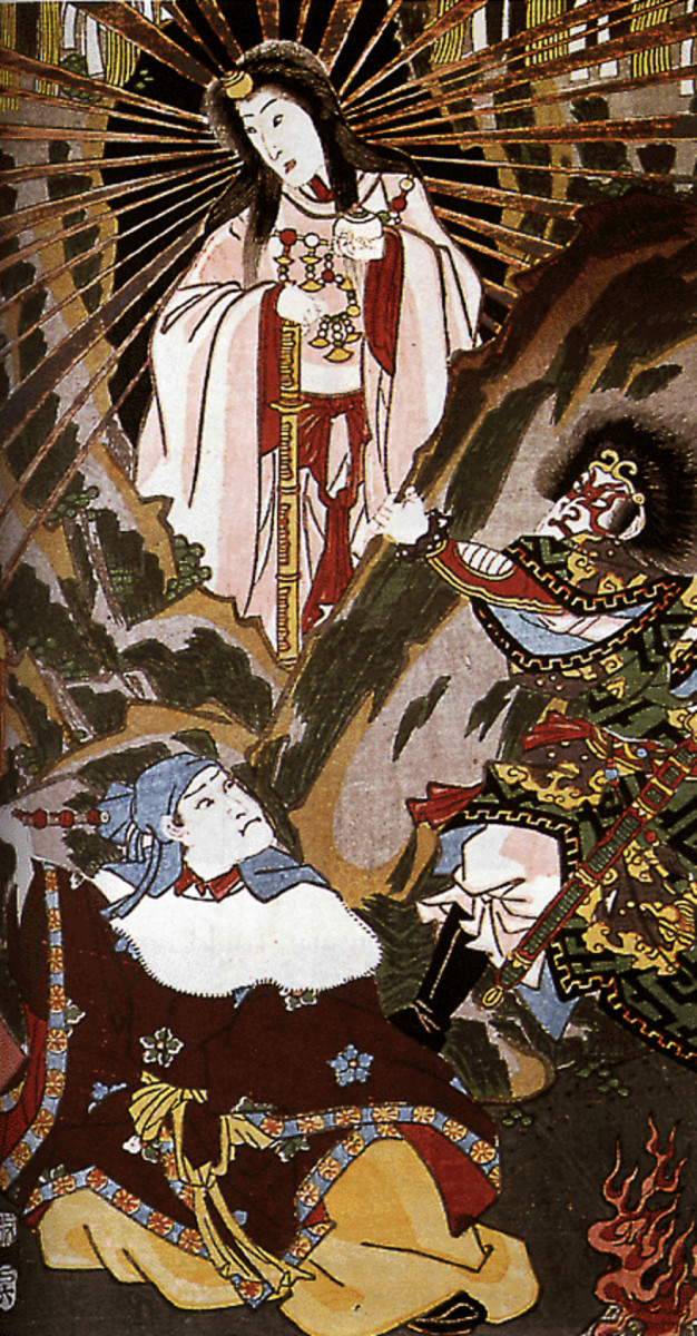 A depiction of the Amaterasu.