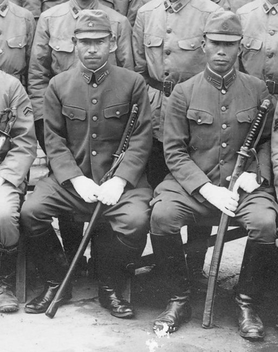 Officers of the Imperial Japanese Army.