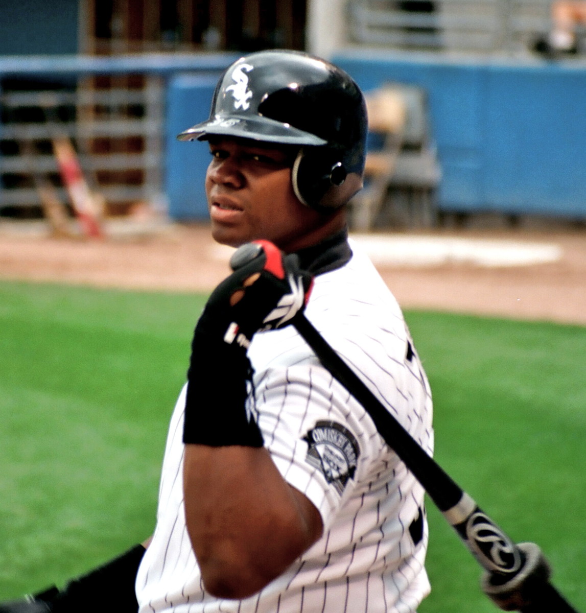 Frank Thomas was a powerful force for many seasons with the Chicago White Sox.