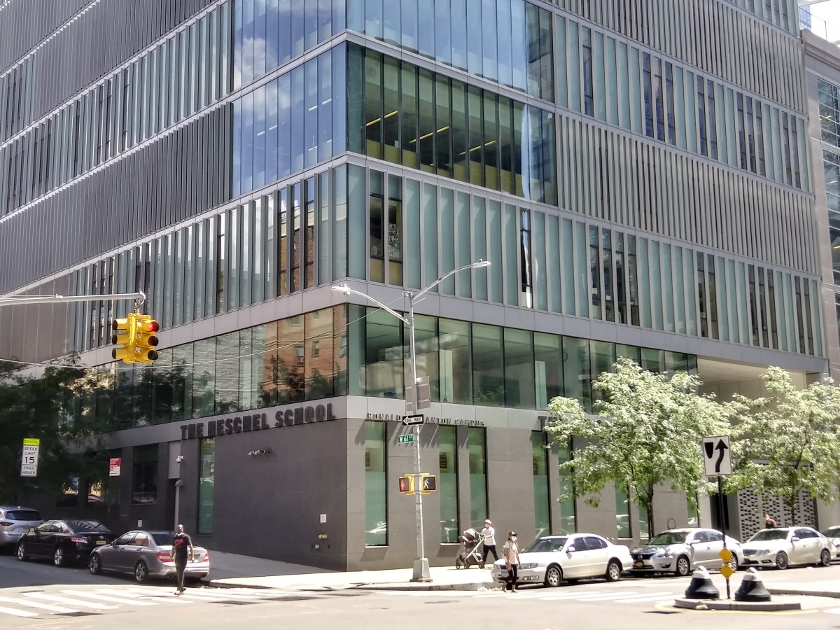 The Abraham Joshua Heschel School building at 30 West End Ave. in Manhattan, New York City.