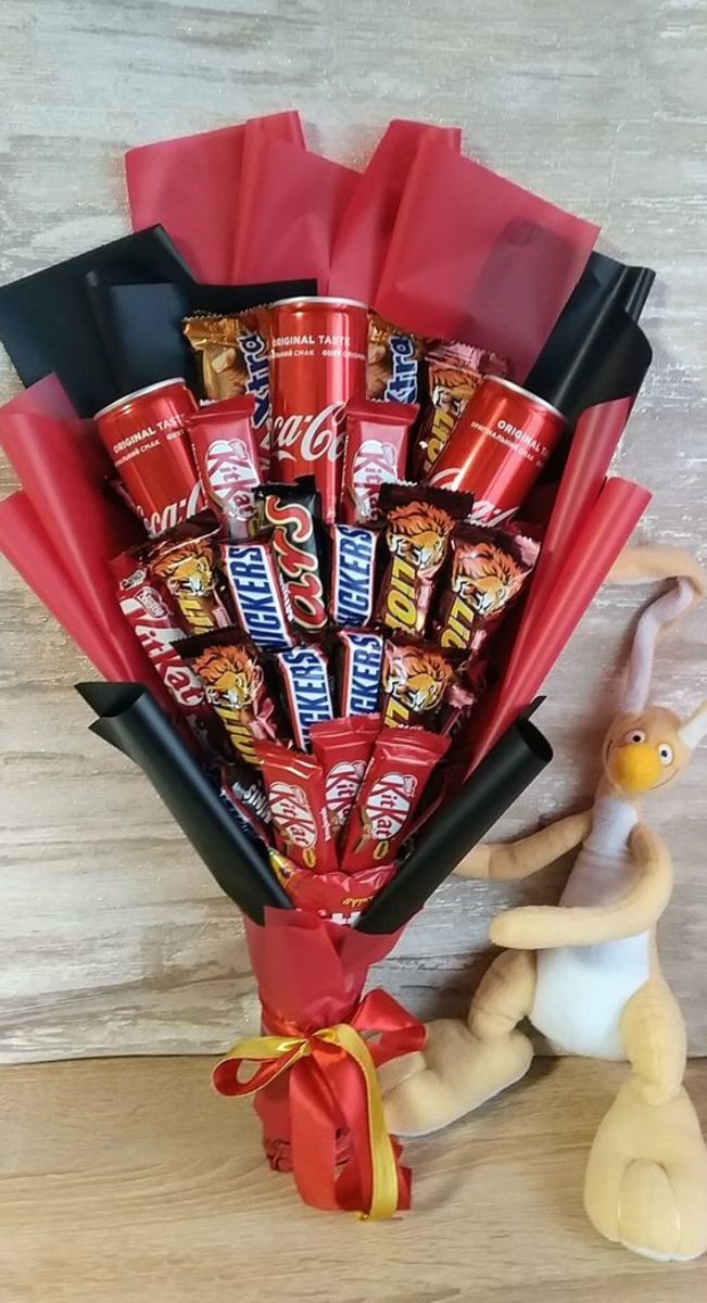 Candy and Coke Bouquet
