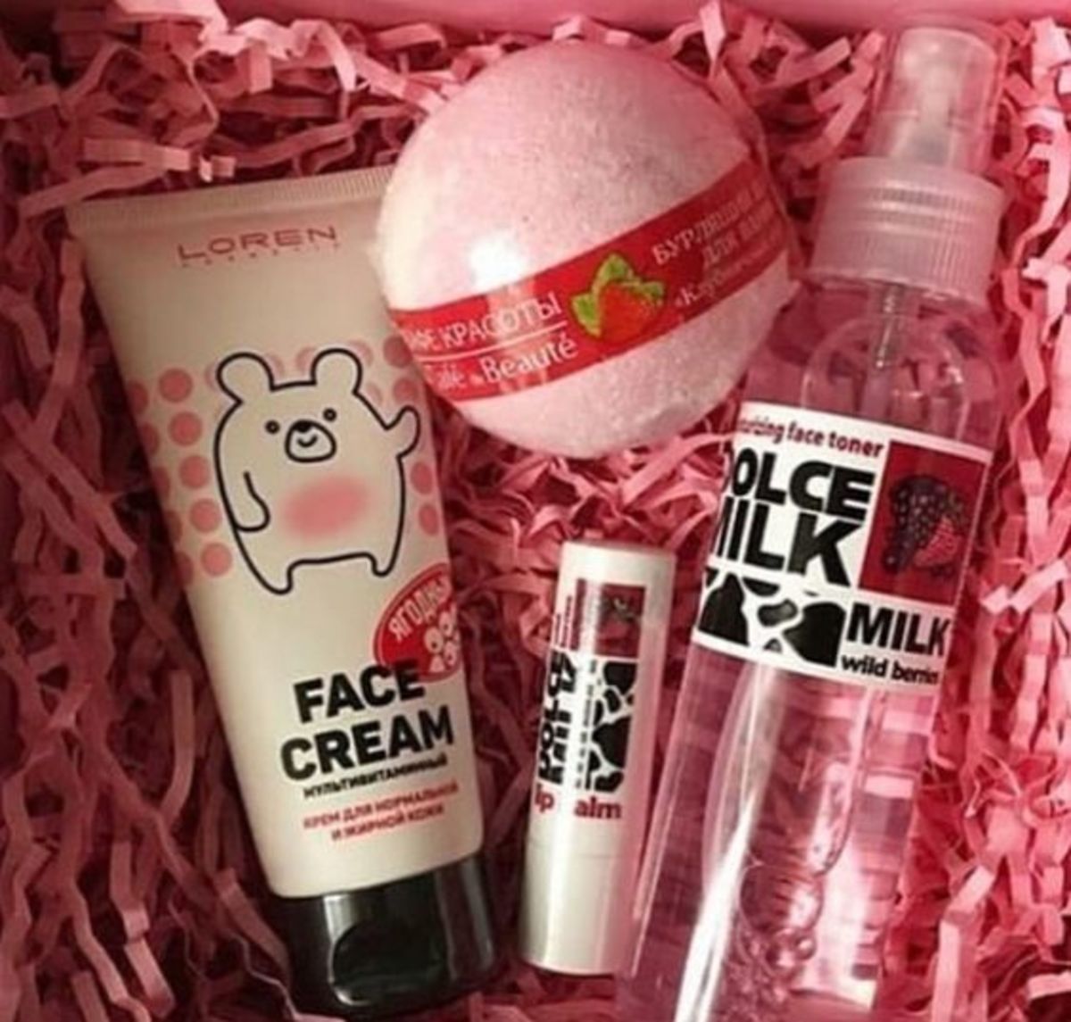 Pink-Themed Beauty Gift Box